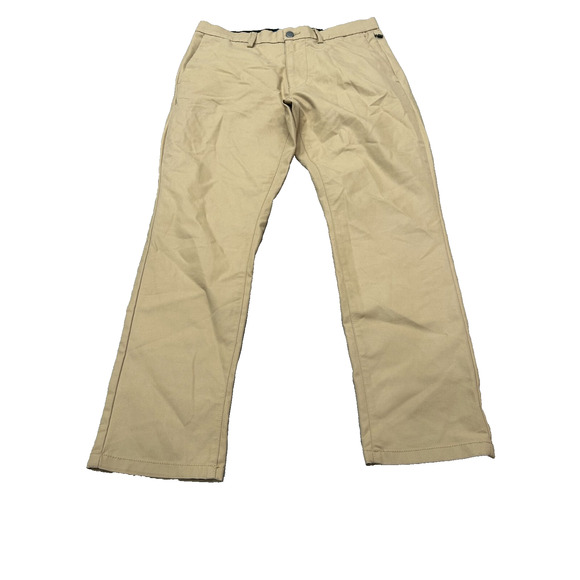 Old Navy Mens Khaki Straight Ultimate Built-In Flex Chino Pants Size 32x30 - Picture 1 of 7